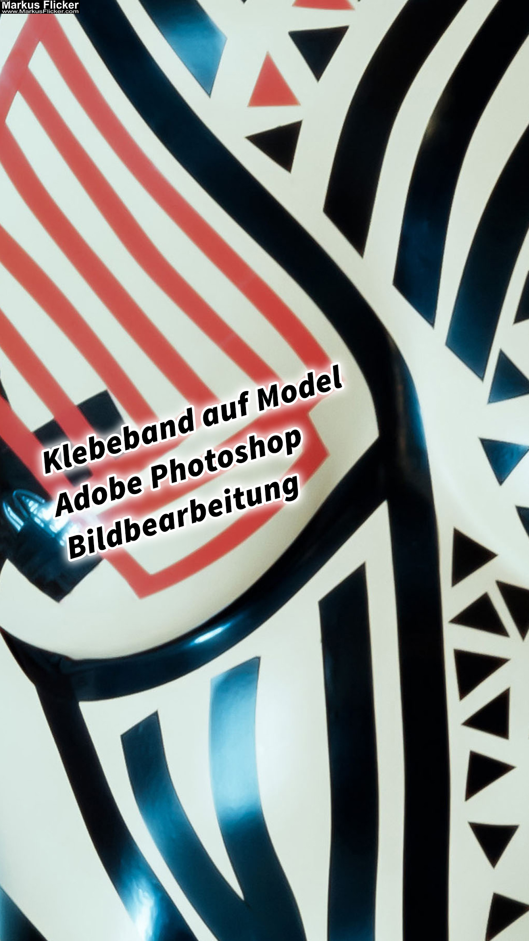 Klebeband auf Model Adobe Photoshop Bildbearbeitung #TapeTheModelPhotography