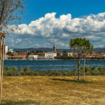 Plaža Žusterna Strand Beach New Koper Obmorski Park island Seehafenstadt in Slowenien an der Adria Istrien #visitslovenia #ifeelslovenia #visitkoper