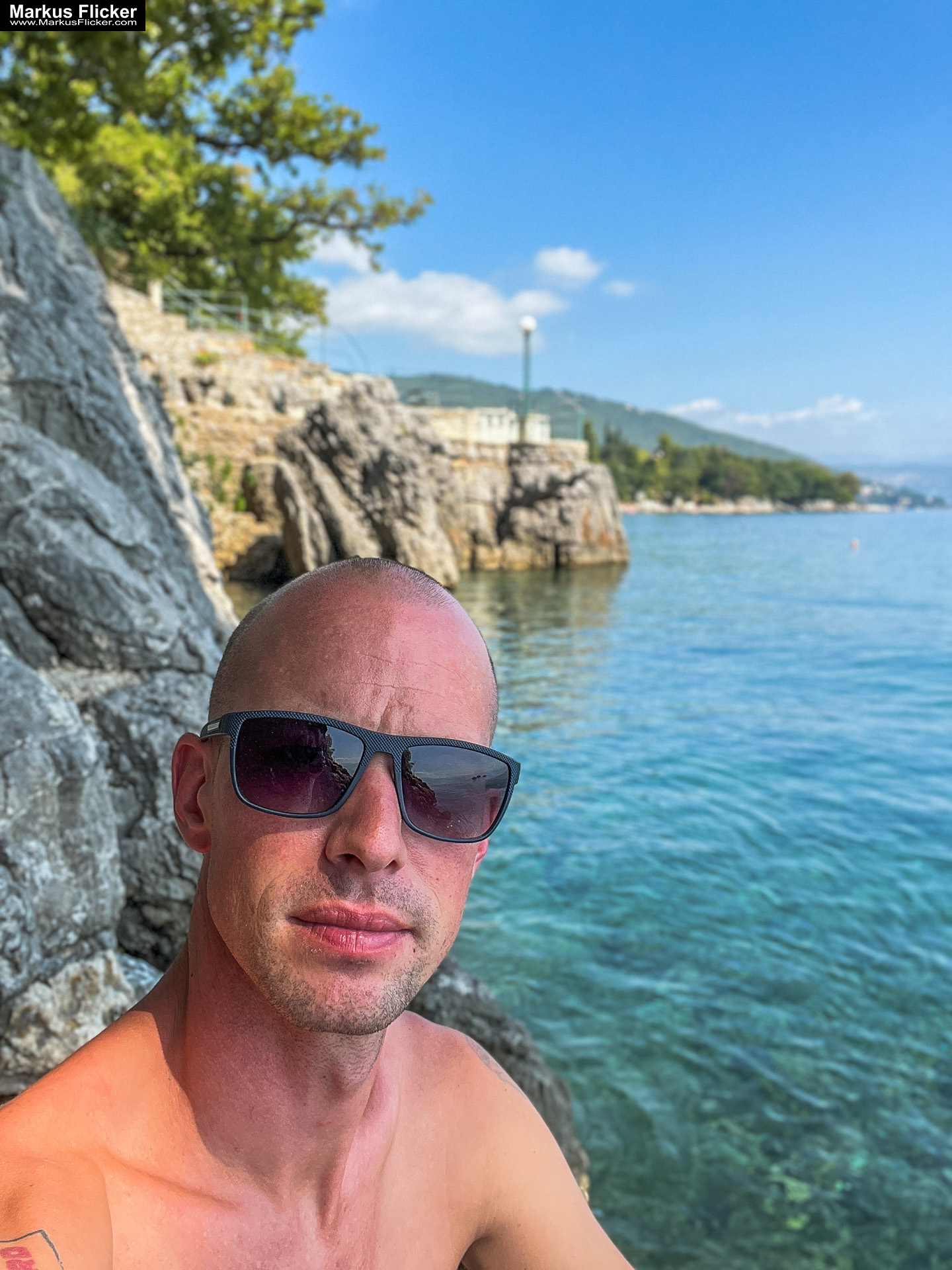 Lovran Ufer Küste Primorje-Gorski kotar Lorbeer Istrien Kroatien Adria #visitcroatia #visitlovran