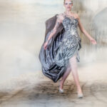 Die zertanzten Schuhe Photoshop Bildbearbeitung und Fotoprojekt Designer Kleider LS Design und Astrid Trummer