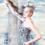 Die zertanzten Schuhe Photoshop Bildbearbeitung und Fotoprojekt Designer Kleider LS Design und Astrid Trummer
