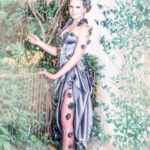 Die zertanzten Schuhe Photoshop Bildbearbeitung und Fotoprojekt Designer Kleider LS Design und Astrid Trummer