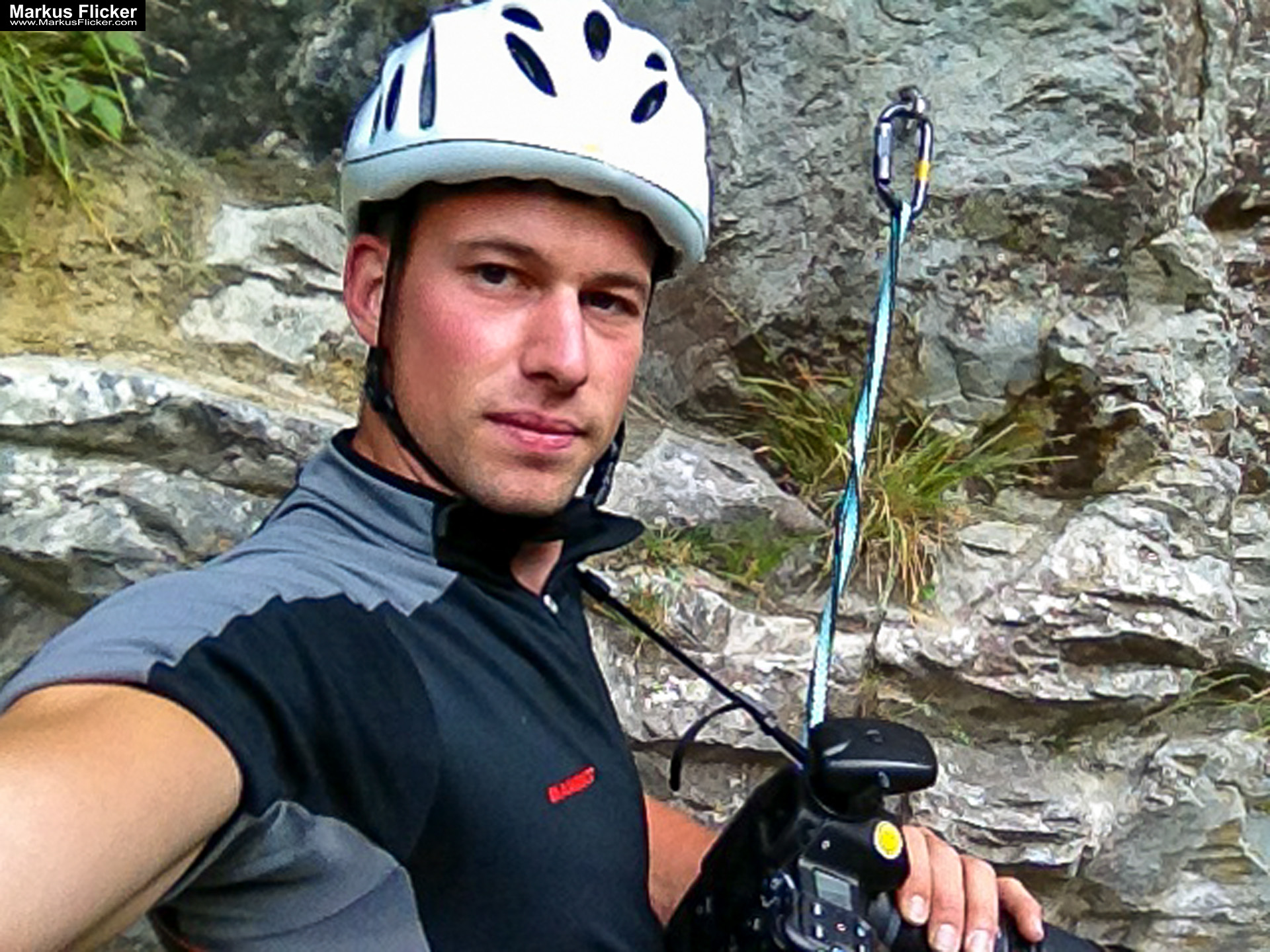 Klettern Outdoor Bergsport Imagefoto Fotografie und Bildbearbeitung Echtes Klettern mit digitaler Landschaft kombiniert