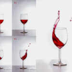 Wein im Weinglas Fotografie Water Splash Photo Shoot Product Photography Produktfoto Werbefoto Rotwein