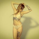 Dreadlocks Dreads Female Model Lisa Nude Dessous Photography Tattoo Piercing