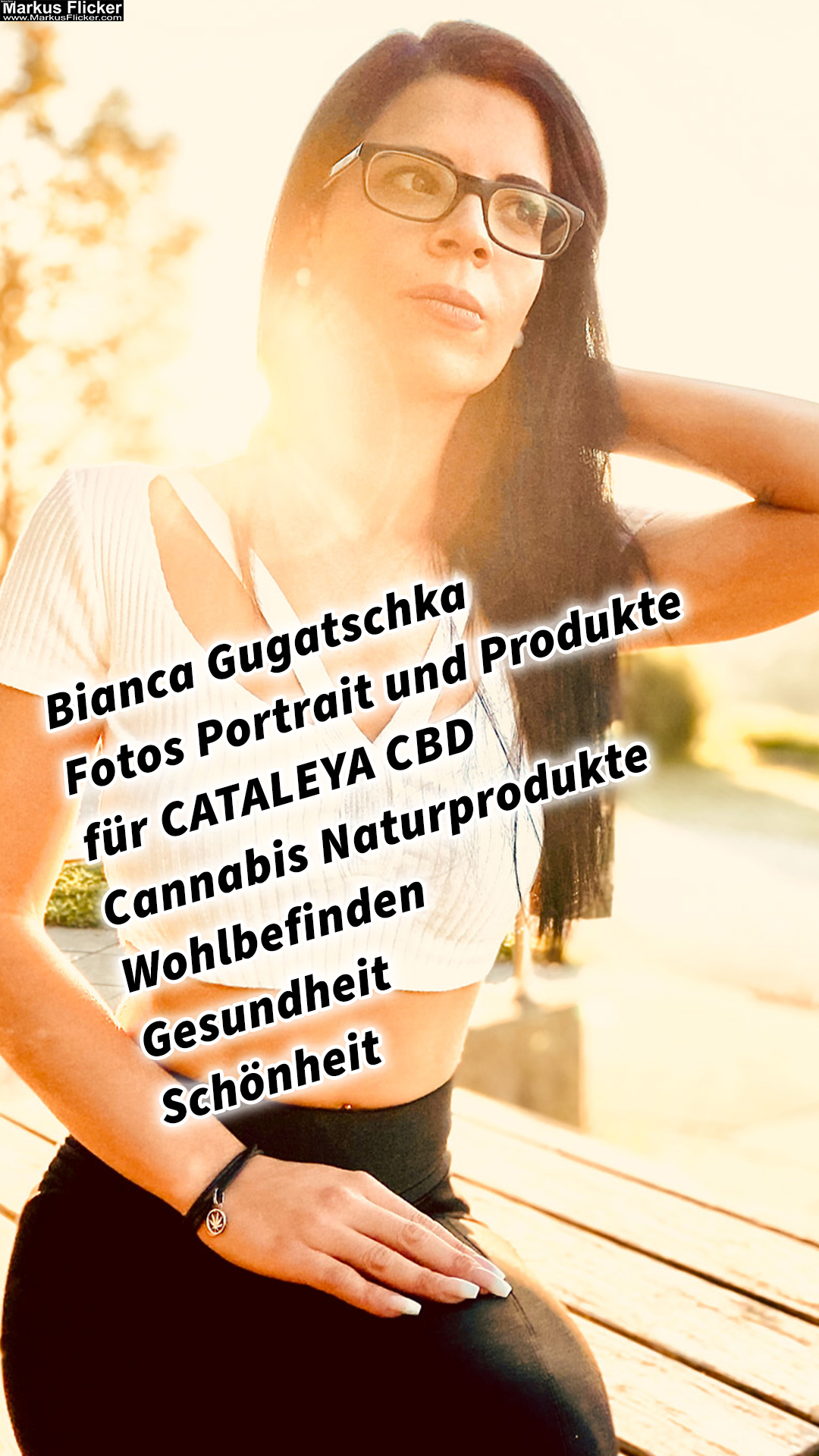 Female Model Bianca Fotos Portrait und Produkte für CBD Cannabis Naturprodukte Wohlbefinden Gesundheit Schönheit
