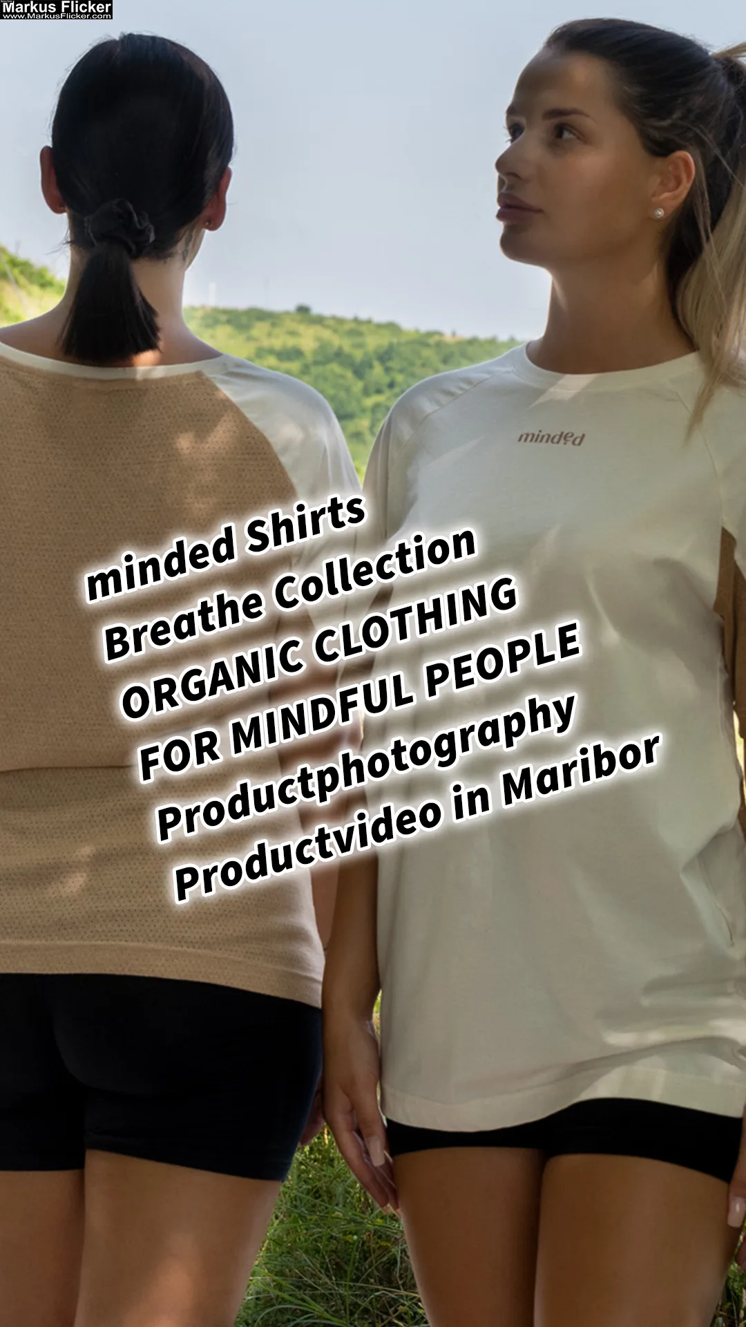 Mehr über den Artikel erfahren minded Shirts Breathe Collection ORGANIC CLOTHING FOR MINDFUL PEOPLE Productphotography Productvideo in Maribor mindedclo Jan & Jan