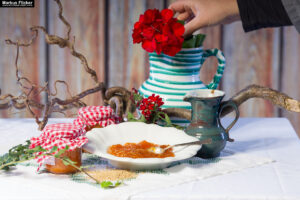 Speisen Lebensmittel Tabletop Studio Imagefotos Produktfotos Chutney Gemüse Fleisch