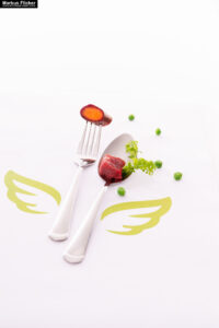 Speisen Lebensmittel Tabletop Fotostudio Imagefotos Produktfotos Chutney mit Gemüse Fleisch inkl. 25 Tipps für Foto und Video