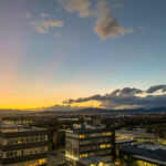 Technopark Raaba Graz Sonnenuntergang inkl. Mercedes Stern Business Park