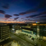 Technopark Raaba Graz Sonnenuntergang inkl. Mercedes Stern Business Park