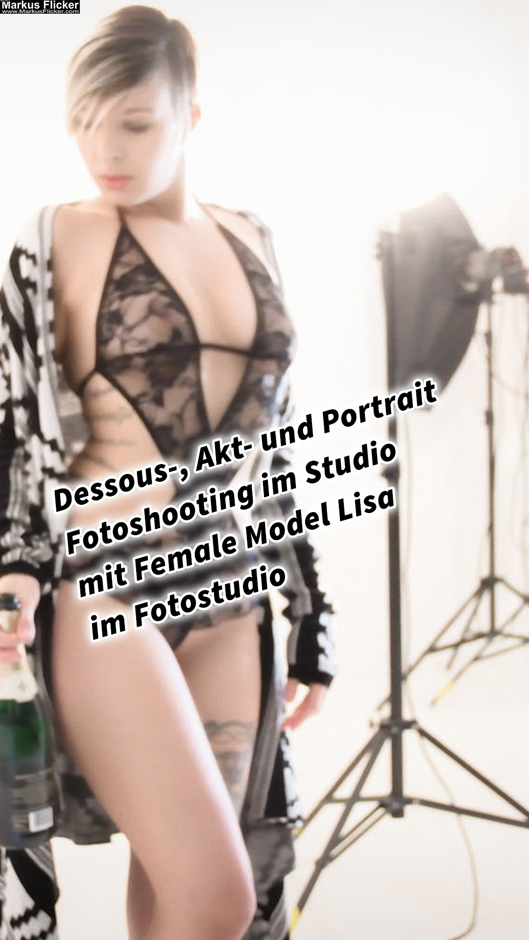 Dessous-, Akt- und Portrait-Fotoshooting im Studio mit Female Model Lisa im Fotostudio Cinemagraph