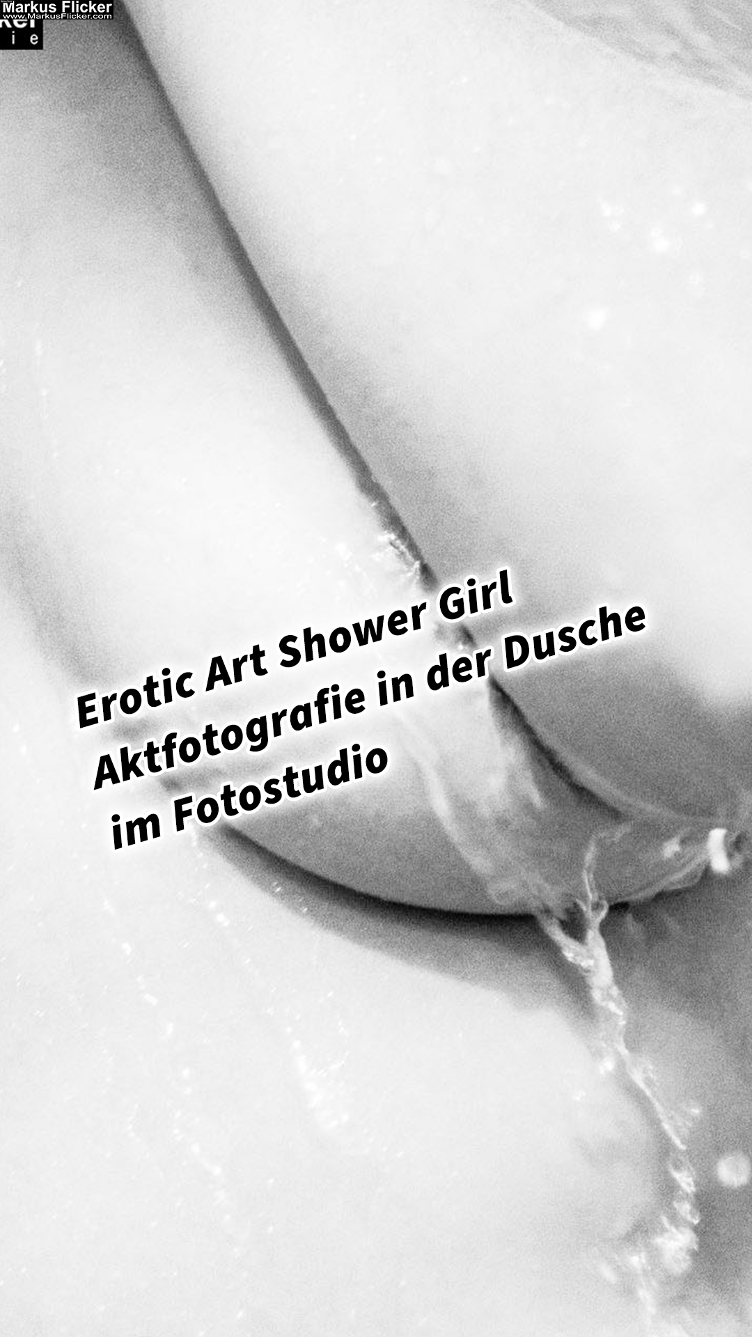 Erotic Art Shower Girl Aktfotografie in der Dusche im Fotostudio