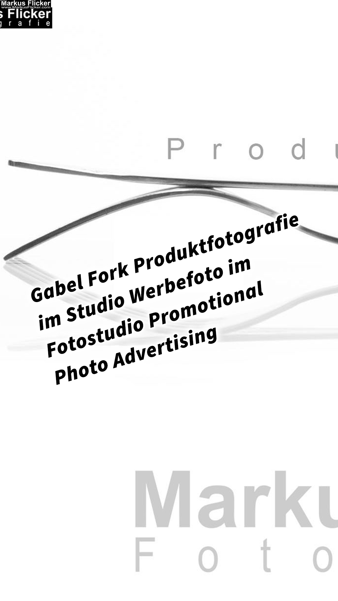 Gabel Fork Produktfotografie im Studio Werbefoto im Fotostudio Promotional Photo Advertising