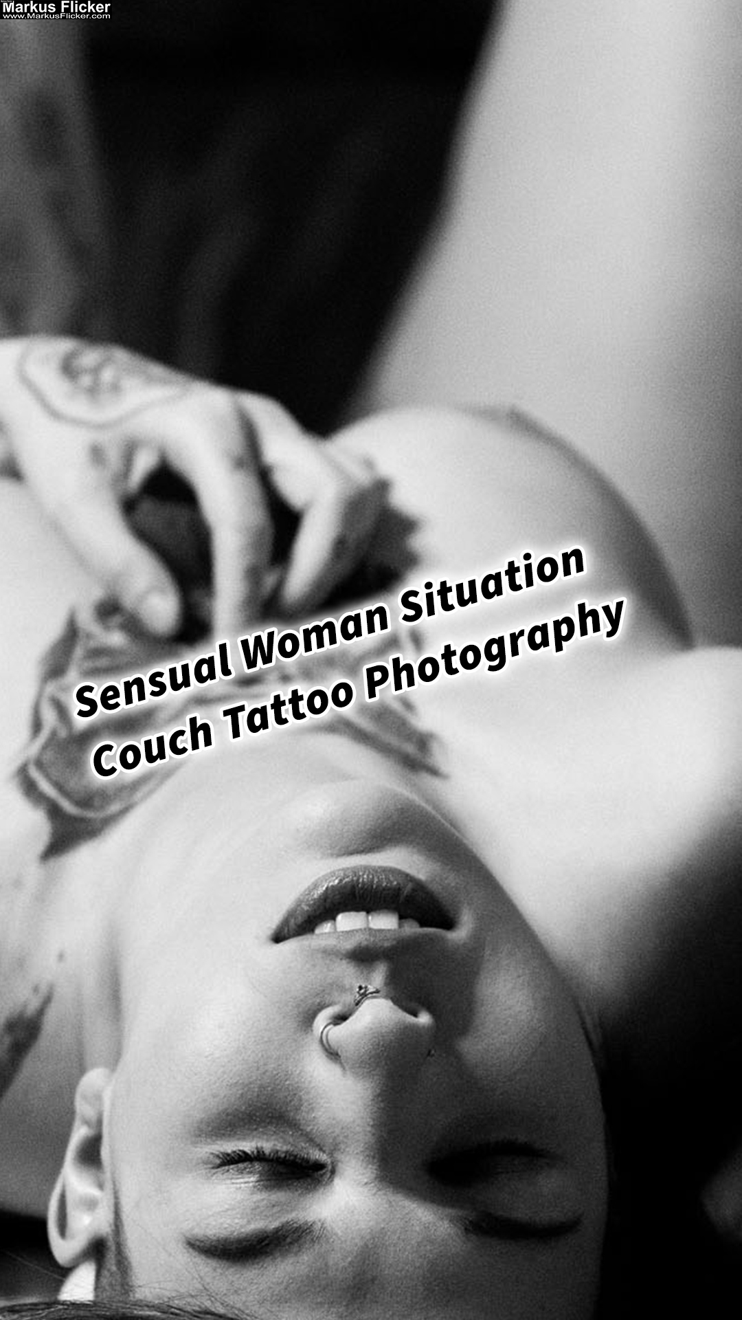 Sensual Woman Situation Couch Tattoo Photography Female Model Lisa