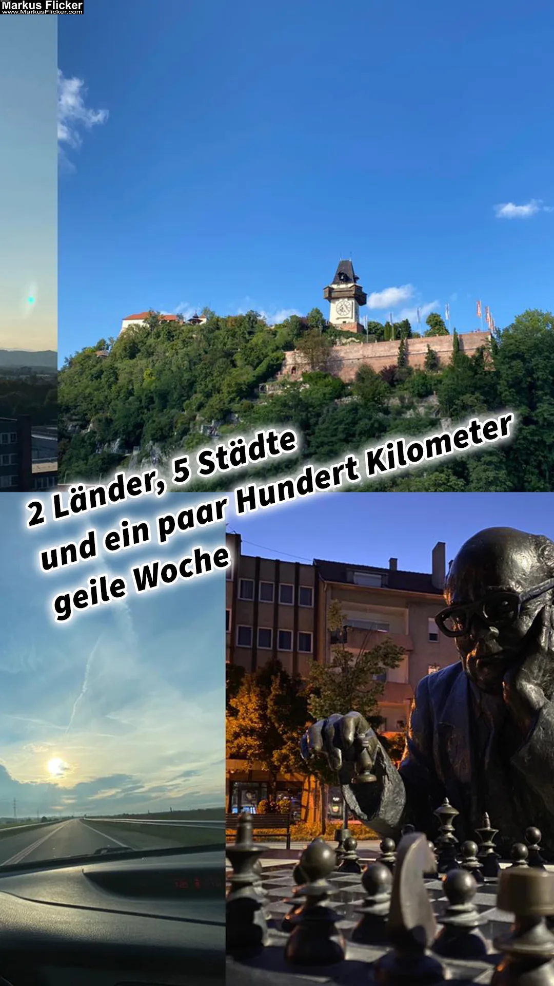 Mehr über den Artikel erfahren Reisen in Ungarn und Österreich 2 Länder, 5 Städte und ein paar Hundert Kilometer – geile Woche. Zalaegerszeg, Nova, Körmend, Graz und Lutzmannsburg.