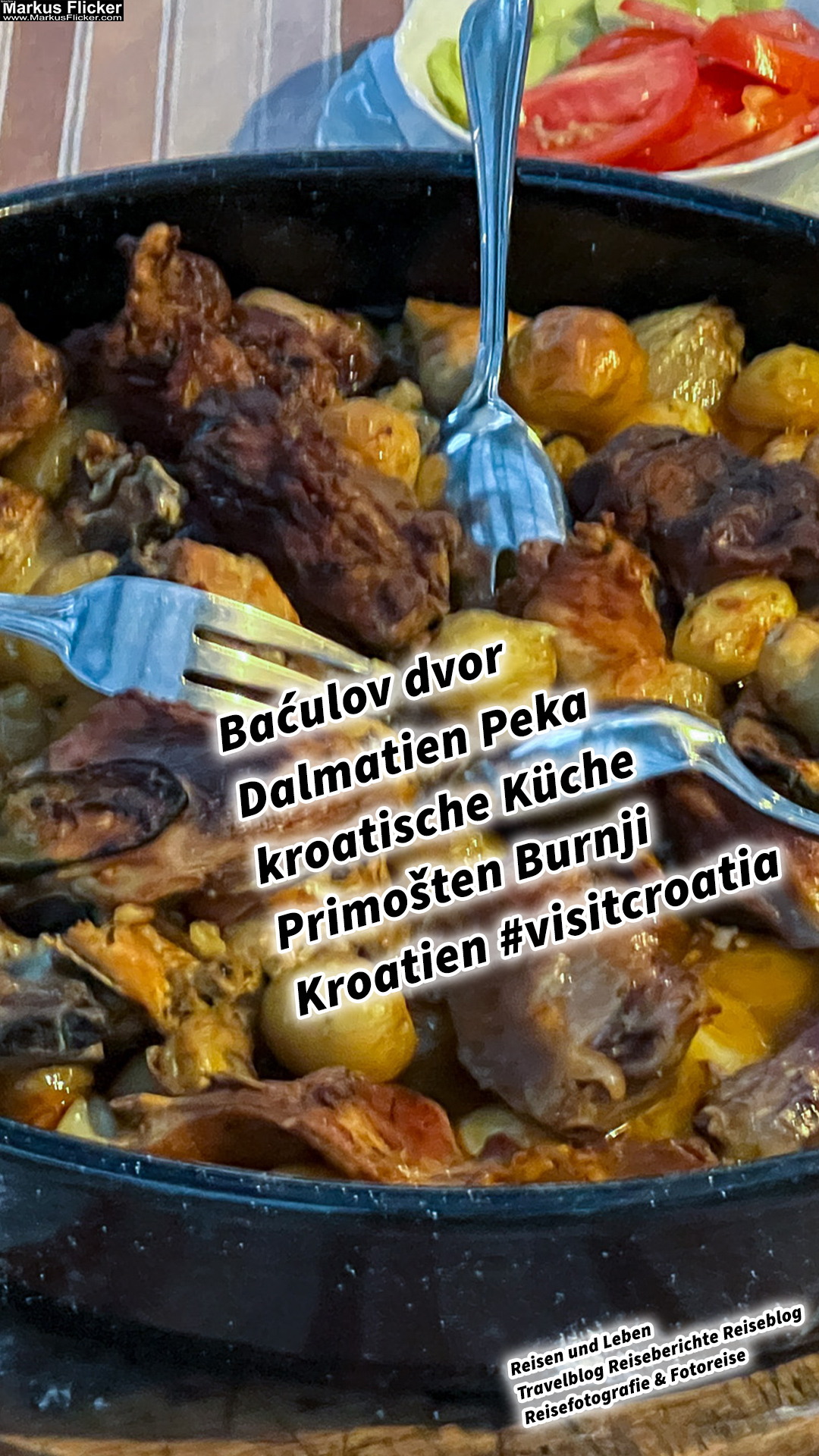 Baćulov dvor Dalmatien Peka kroatische Küche Primošten Burnji Kroatien #visitcroatia