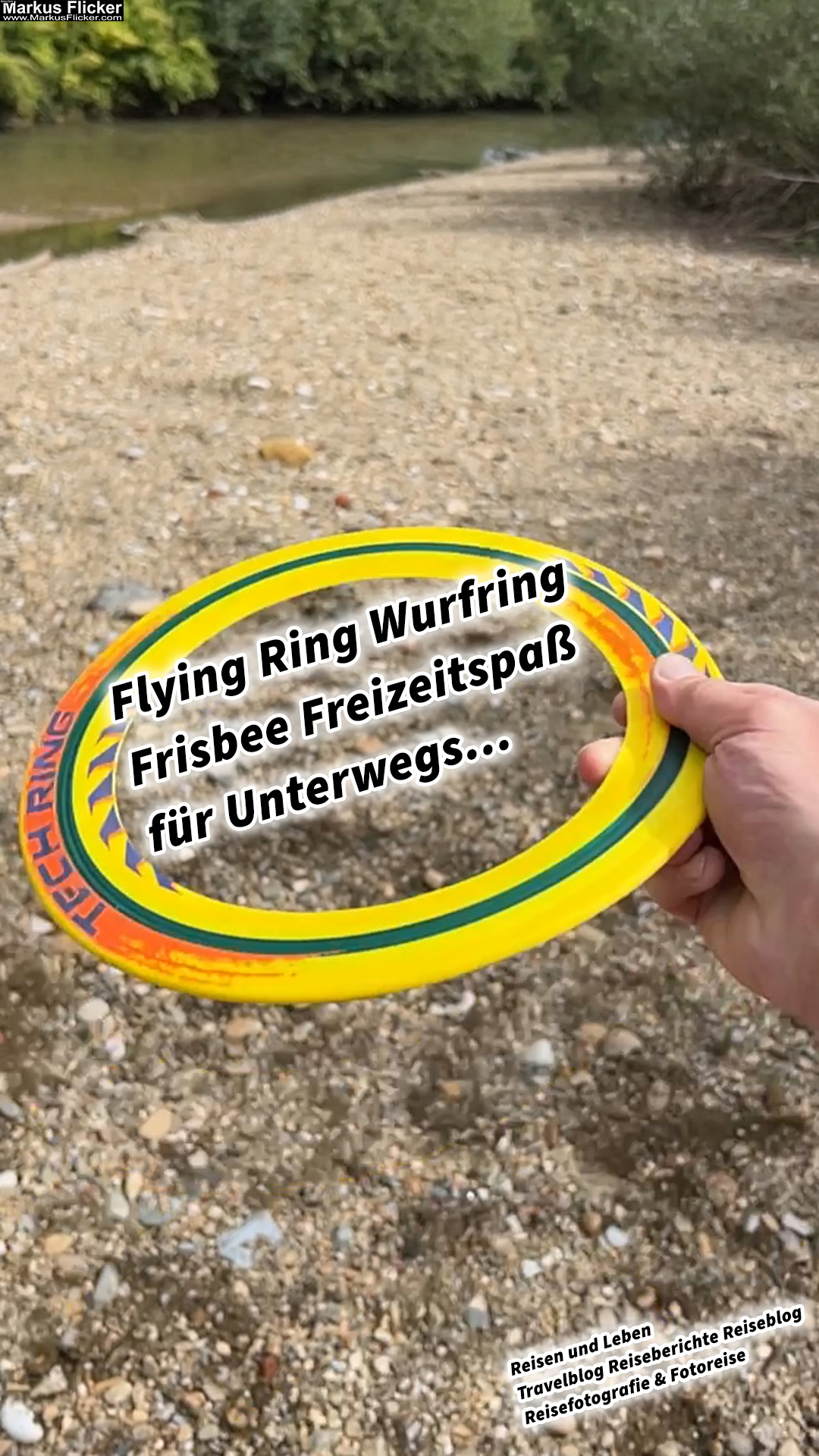 Flying Ring Wurfring Frisbee Freizeitspaß für Unterwegs…