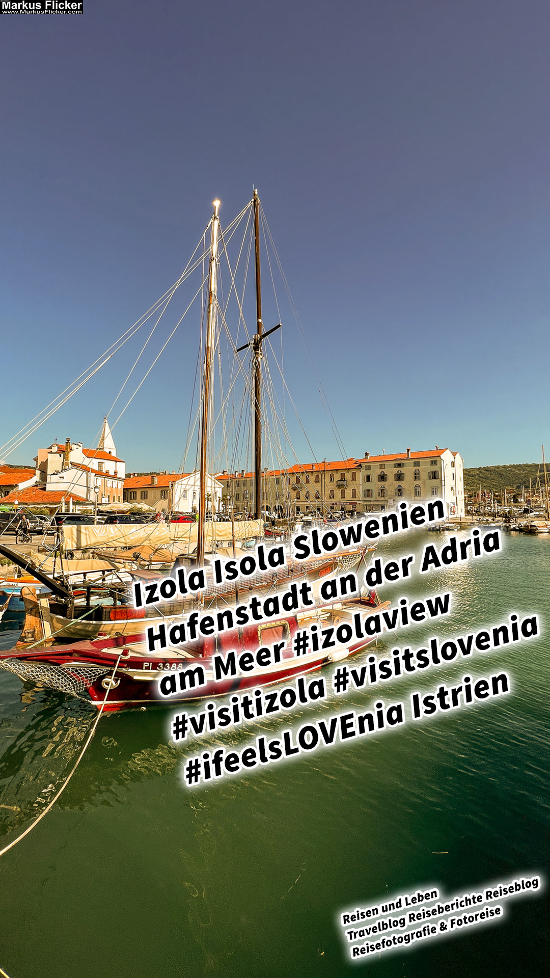 Izola Isola Slowenien Hafenstadt an der Adria am Meer #izolaview #visitizola #visitslovenia #ifeelsLOVEnia Istrien Eine malerische Hafenstadt an der Adriaküste