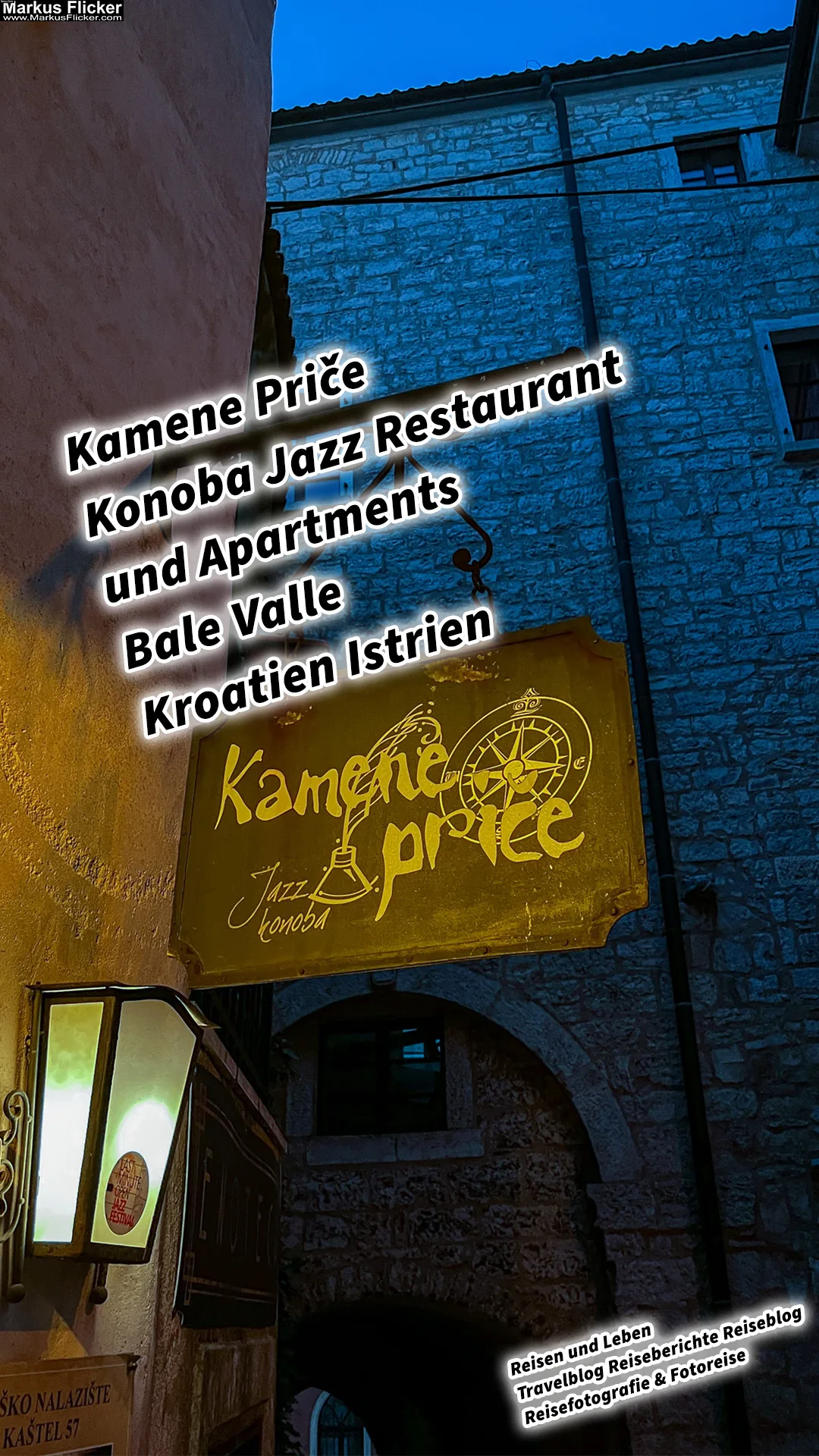 Mehr über den Artikel erfahren Kamene Priče Konoba Jazz Restaurant und Apartments Bale Valle Kroatien Istrien #visitcroatia