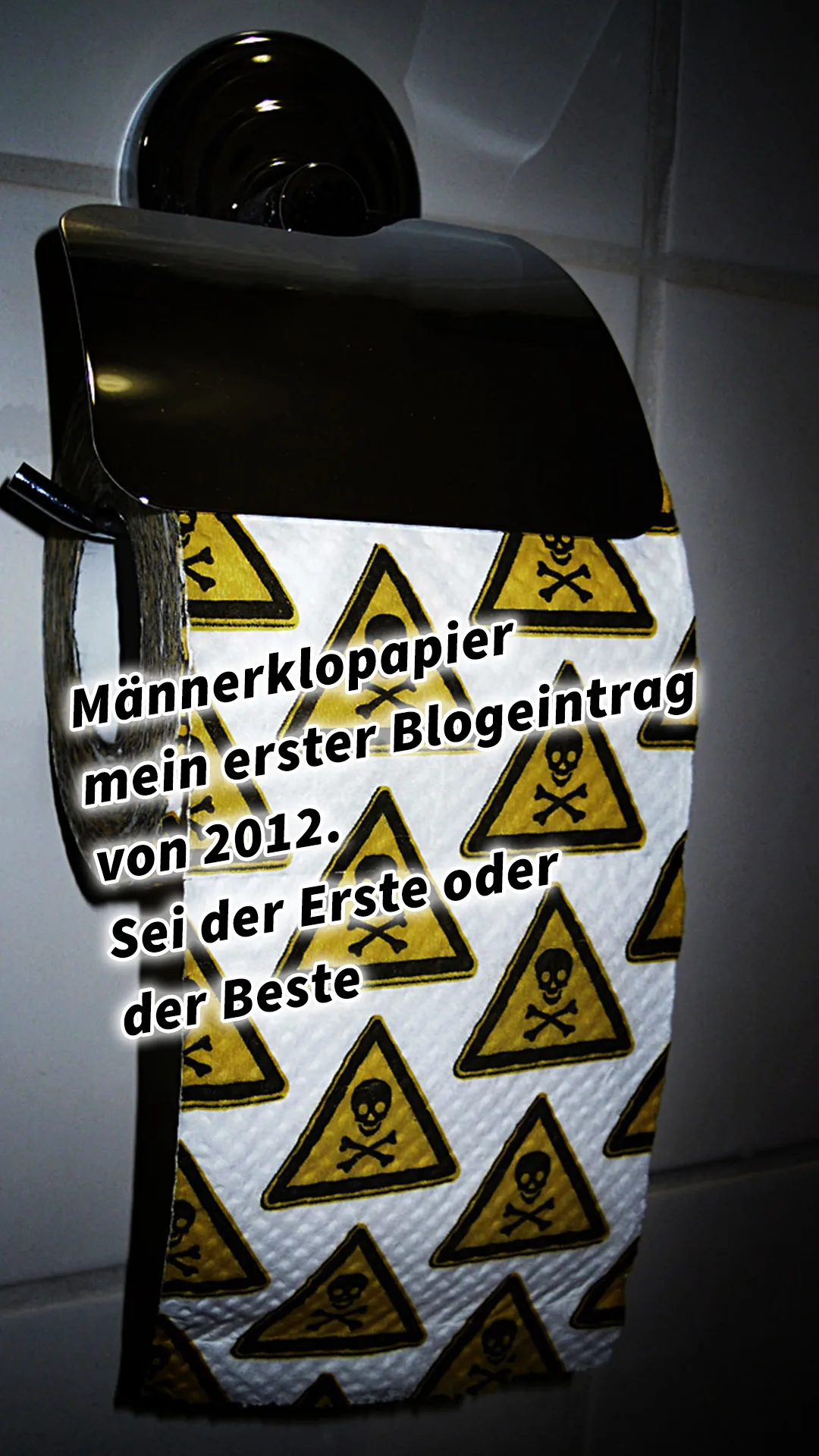 Mehr über den Artikel erfahren Männerklopapier – mein erster Blogeintrag von 2012. Sei der Erste oder der Beste #GedankenZumLeben Fange jetzt an! Und zwar jetzt! Wie werde ich im Internet sichtbar?!: Starte mit Social Media für Erfolg durch deinen Online Auftritt und mehr Sichtbarkeit