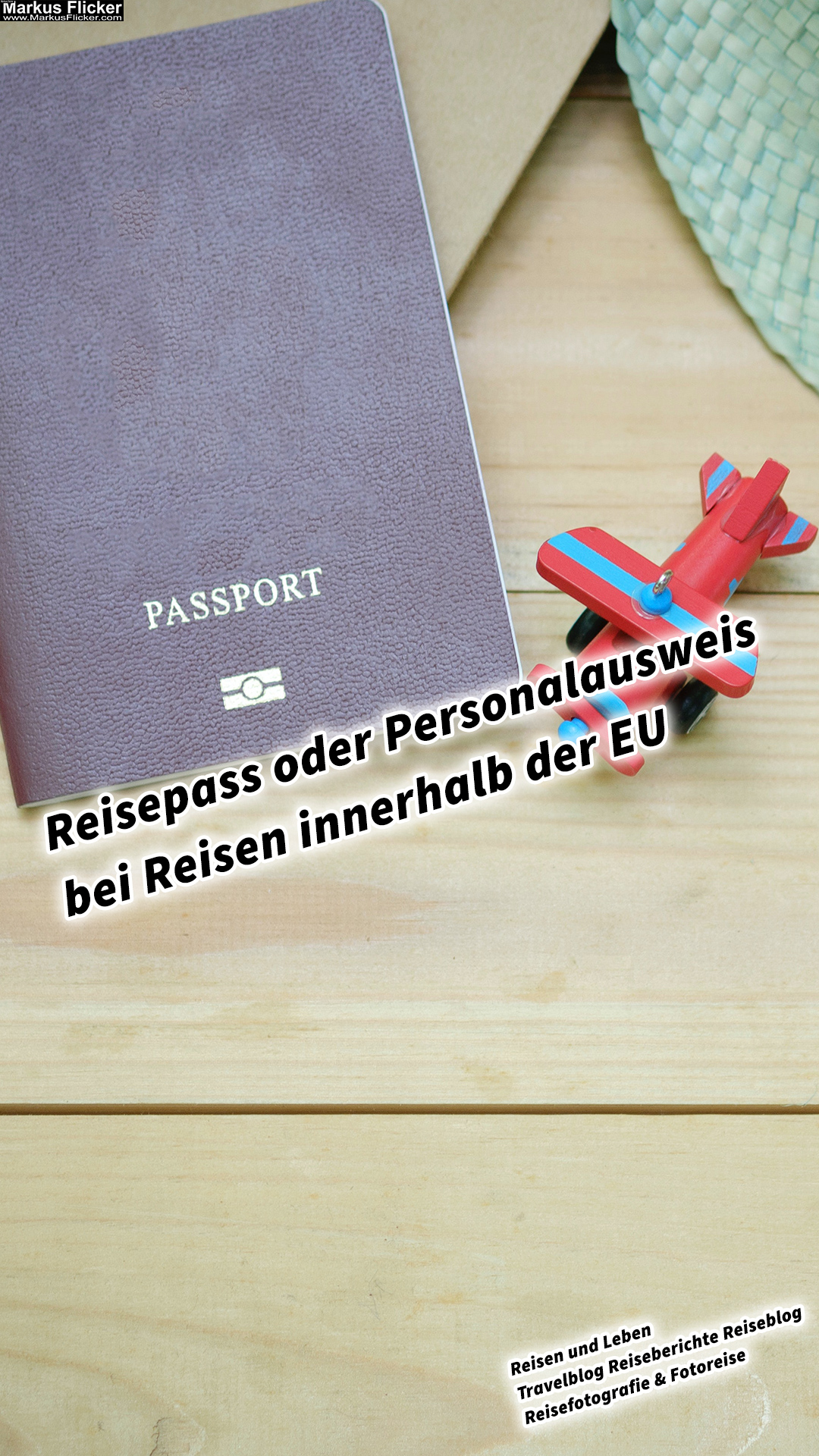 Reisepass oder Personalausweis bei Reisen innerhalb der EU