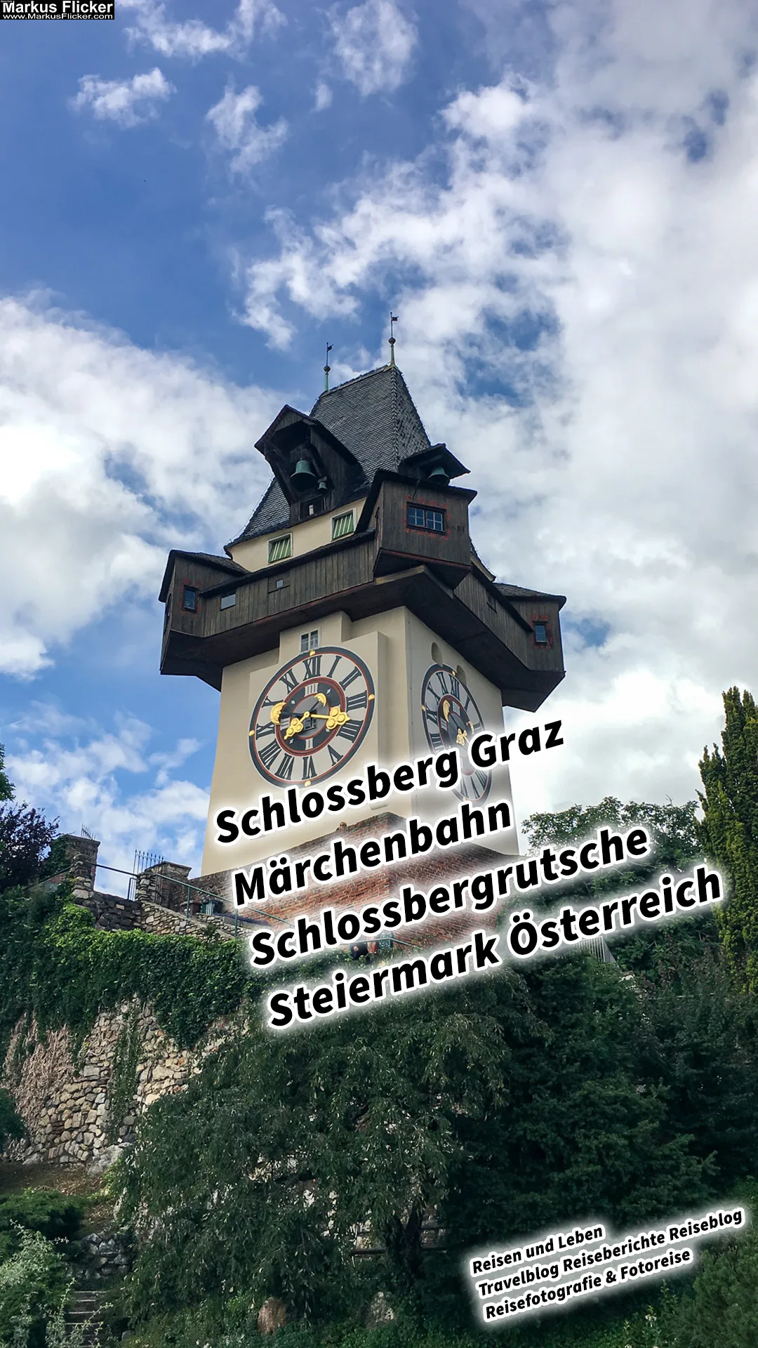 Mehr über den Artikel erfahren Schlossberg Graz Märchenbahn Schlossbergrutsche Steiermark Österreich