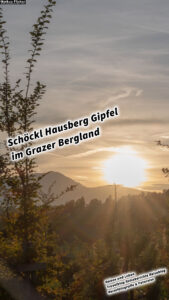 Schöckl Hausberg Graz Gipfel im Grazer Bergland