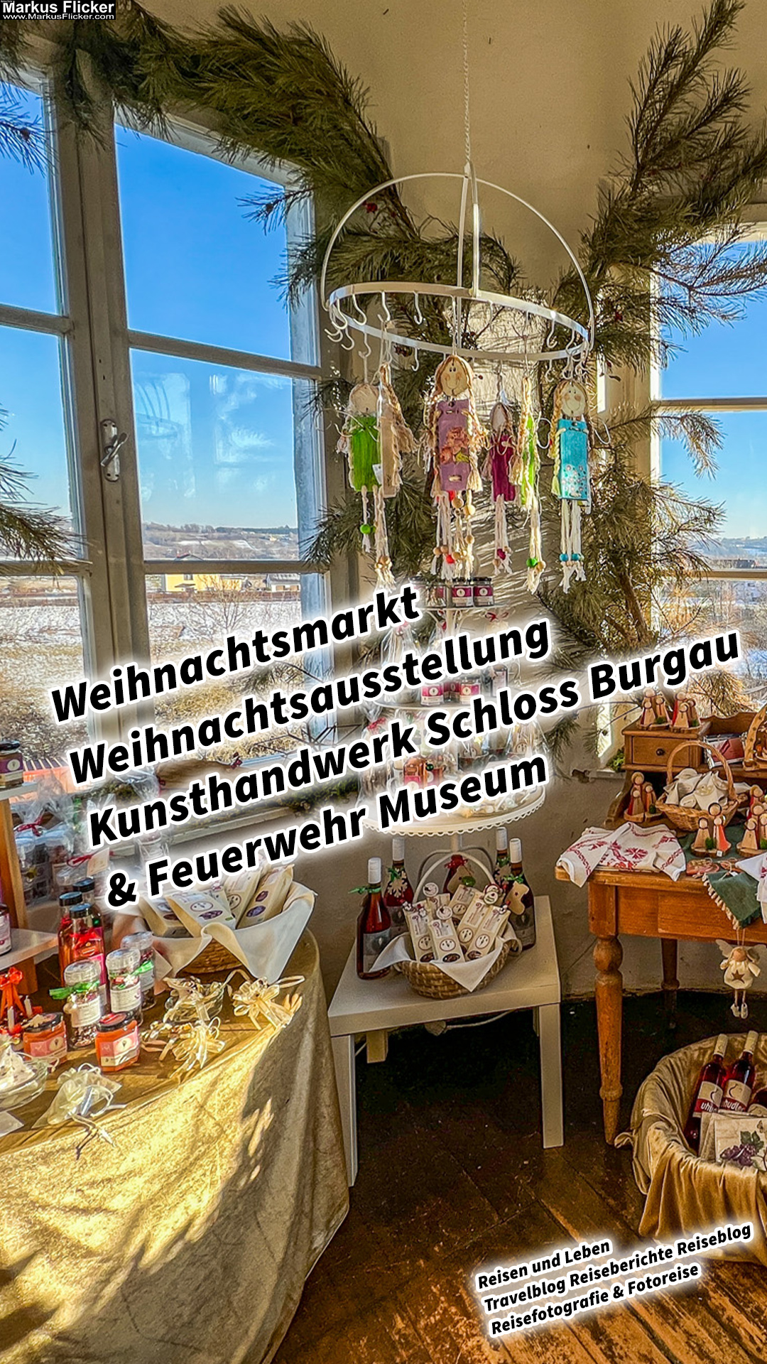 Weihnachtsmarkt Weihnachtsausstellung Kunsthandwerk Schloss Burgau & Feuerwehr Museum