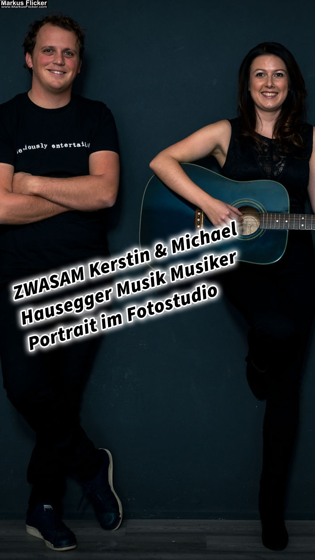 ZWASAM Kerstin & Michael Hausegger Musik Musiker Portrait im Fotostudio