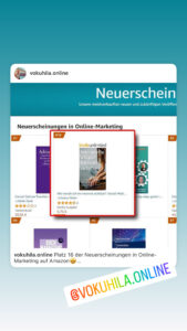 Buch auf Platz 16 in den Neuerscheinungen auf Amazon in der Kategorie Online Marketing. Wie werde ich im Internet sichtbar?!: Starte mit Social Media für Erfolg durch deinen Online Auftritt und mehr Sichtbarkeit