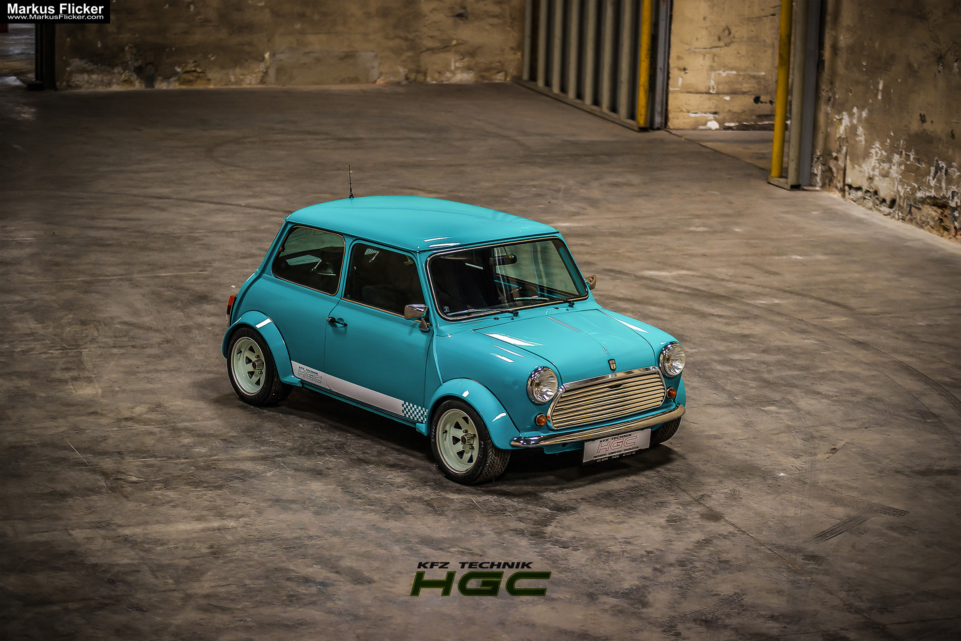 Oldtimer Austin Mini Cooper KFZ Technik HGC Carstyling Autofotografie