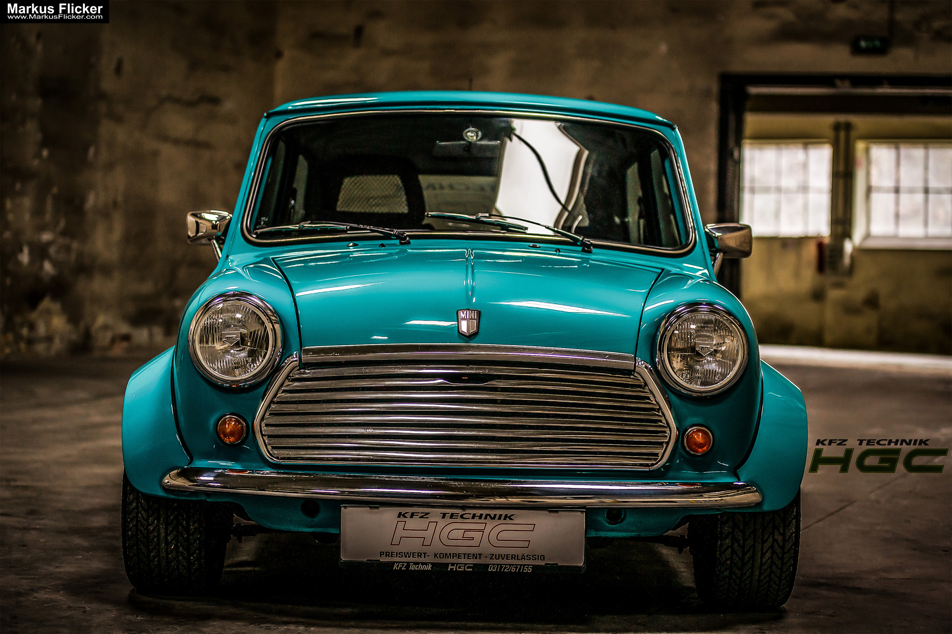 Oldtimer Austin Mini Cooper KFZ Technik HGC Carstyling Autofotografie