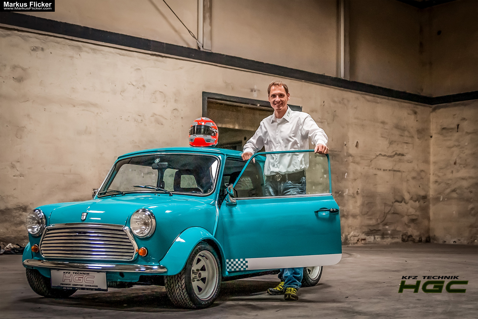 Oldtimer Austin Mini Cooper KFZ Technik HGC Carstyling Autofotografie