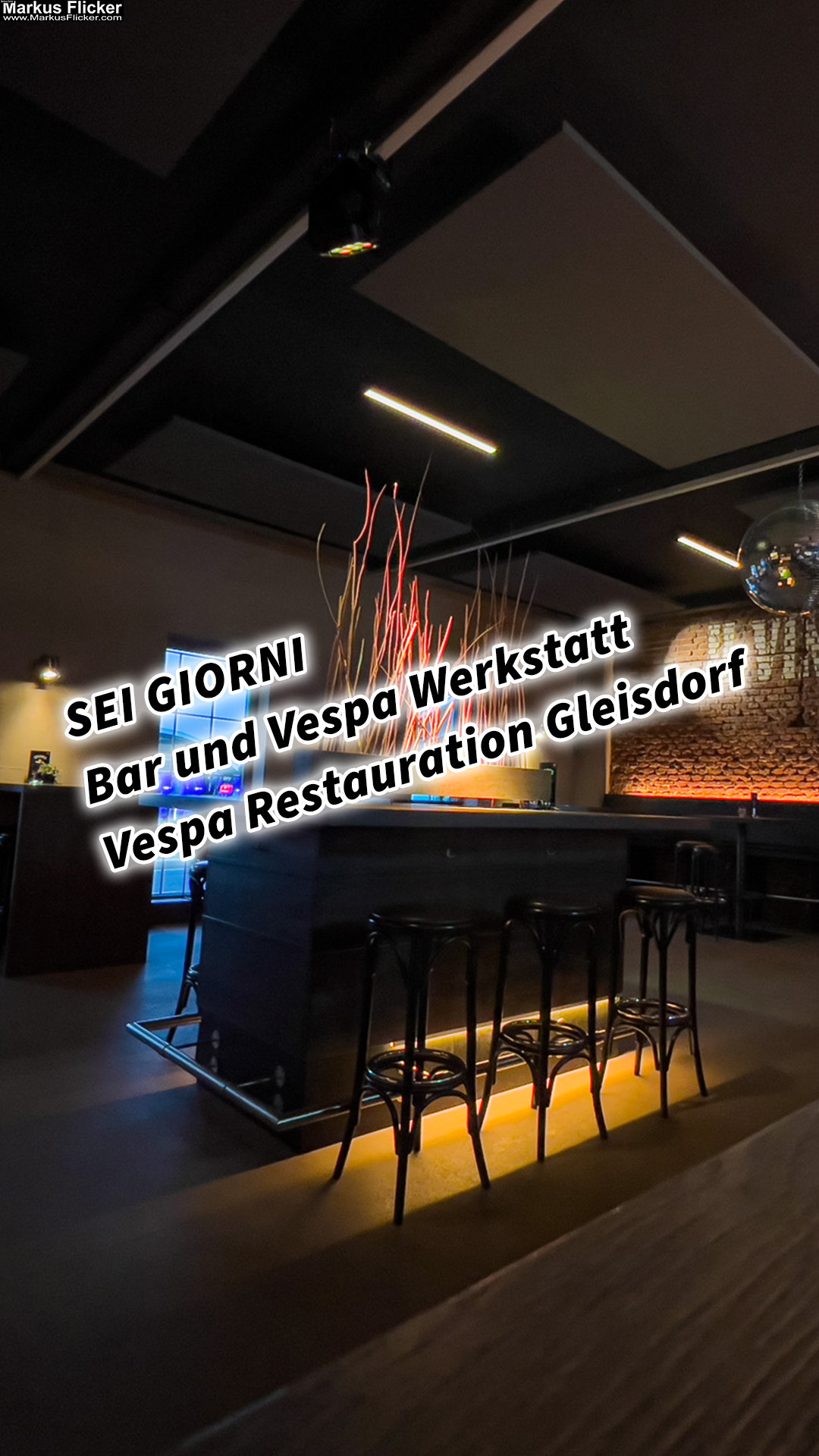 SEI GIORNI Bar und Vespa Werkstatt Vespa Restauration Gleisdorf