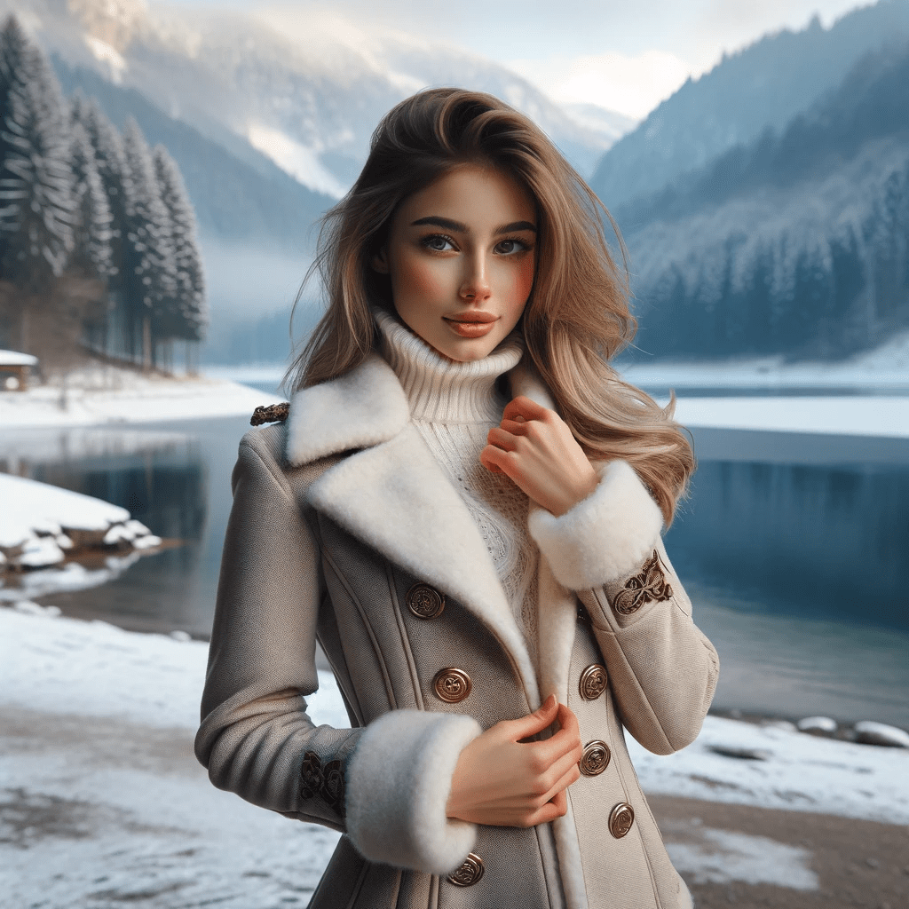 Female Model Portrait Fotoshooting Packer Stausee im Winter Steiermark YouTube Shorts