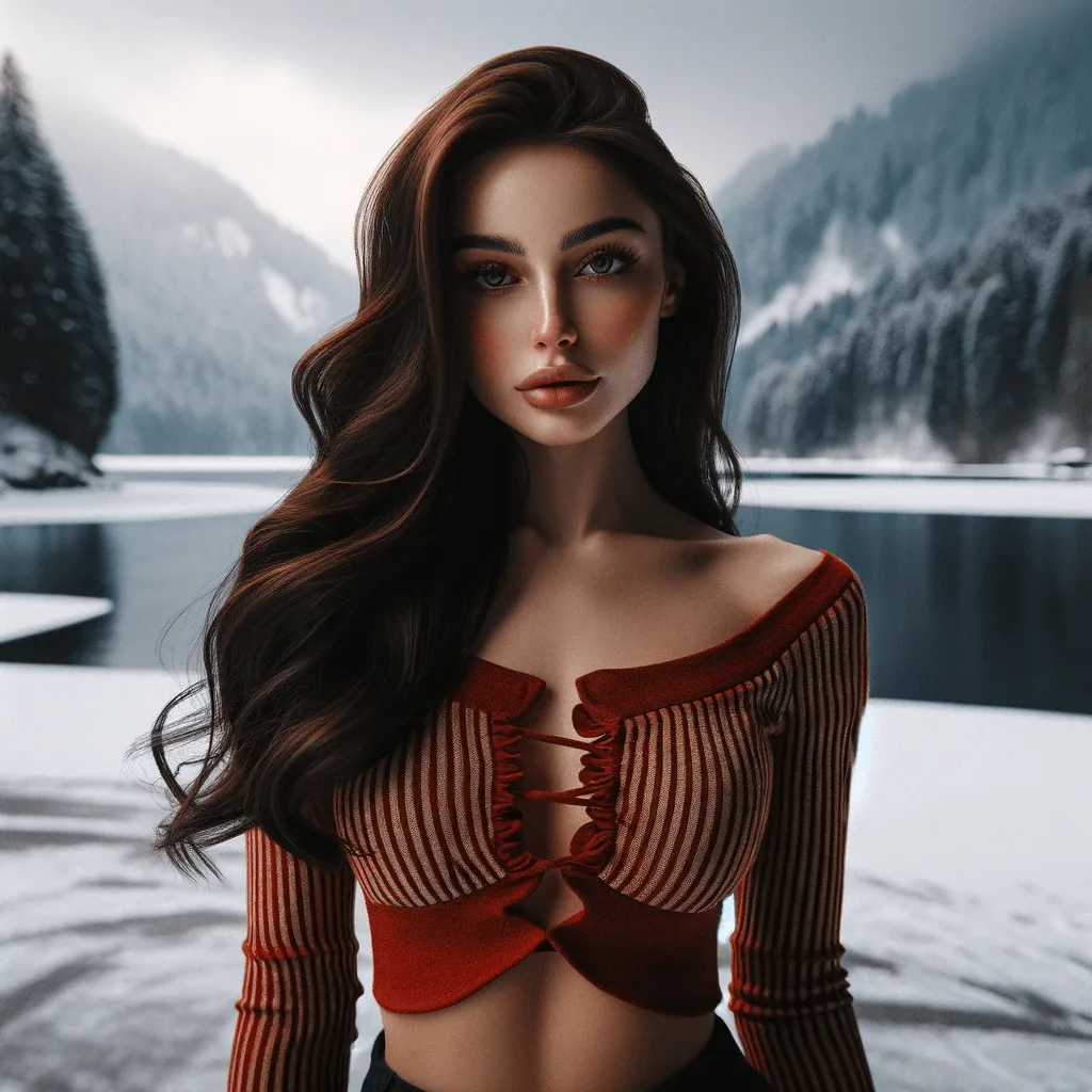 Mehr über den Artikel erfahren Female Model Portrait Fotoshooting Hirzmann Stausee Hirzmannsperre im Winter Steiermark inkl. 37 Fototipps und Bildideen