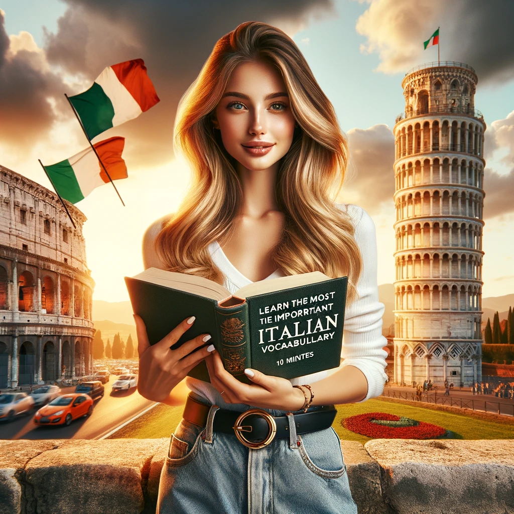 Lerne in 10 Minuten die wichtigsten Vokabeln für Italienisch um durch den Alltag zu kommen