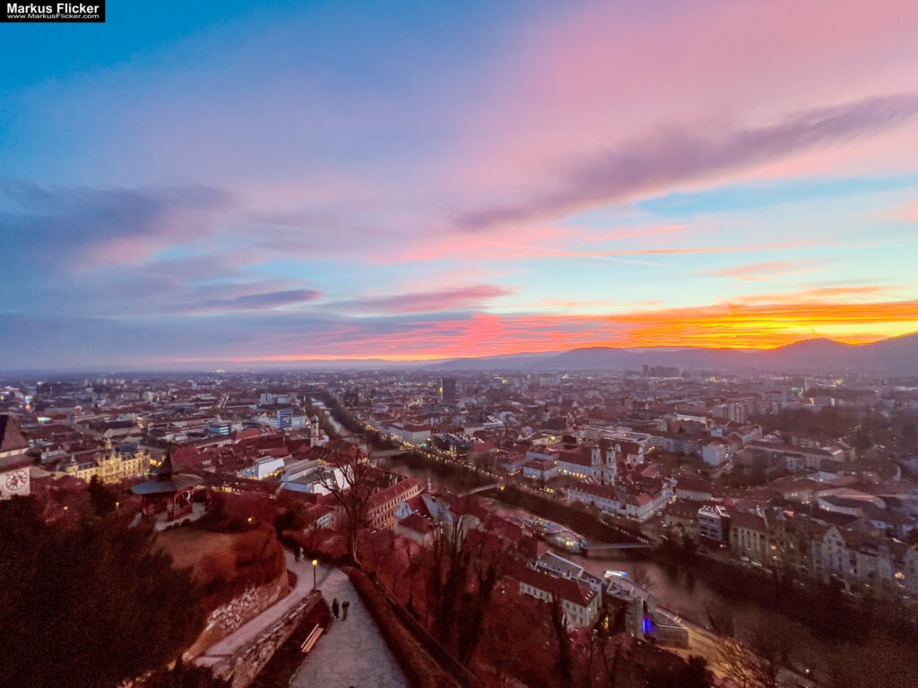 Graz Hauptstadt des südösterreichischen Bundeslandes Steiermark