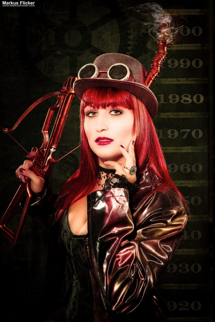 Verwendung von natürlichem Licht in der Porträtfotografie: Techniken, Posing, Verwendung von Licht inkl. 37 Fototipps und Tricks Sexy Female Model Fotoshooting Steampunk Girl Portrait Photoshop Compositing inkl. Making Of, Requisiten und Bildbearbeitung