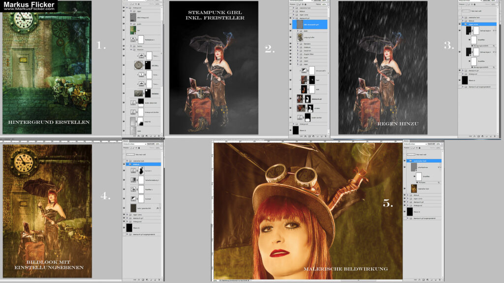 Sexy Female Model Fotoshooting Steampunk Girl Portrait Photoshop Compositing inkl. Making Of, Requisiten und Bildbearbeitung inkl. 37 Fototipps und Bildideen Sexy Female Model Fotoshooting Steampunk Girl Portrait Photoshop Compositing inkl. Making Of, Requisiten und Bildbearbeitung