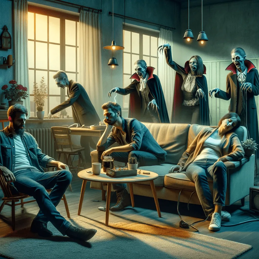 Mehr über den Artikel erfahren Vampire, Zombies und Mitbewohner… Über Energievampire und Krafträuber… Finde und löse dich von Energieräubern. Minimalismus Mehr Geld Mehr Zeit Mehr Platz Mehr Leben: Minimalistisch leben, maximal profitieren, maximal genießen, weniger Ballast