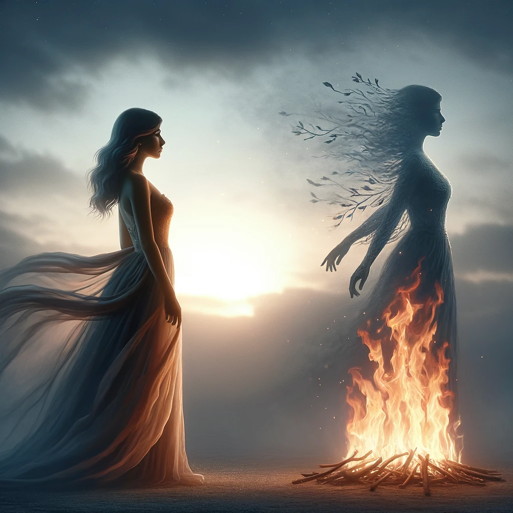 Mehr über den Artikel erfahren Willst du dich von etwas trennen, dann musst du es verbrennen: Der Weg zur inneren Freiheit #GedankenZumLeben