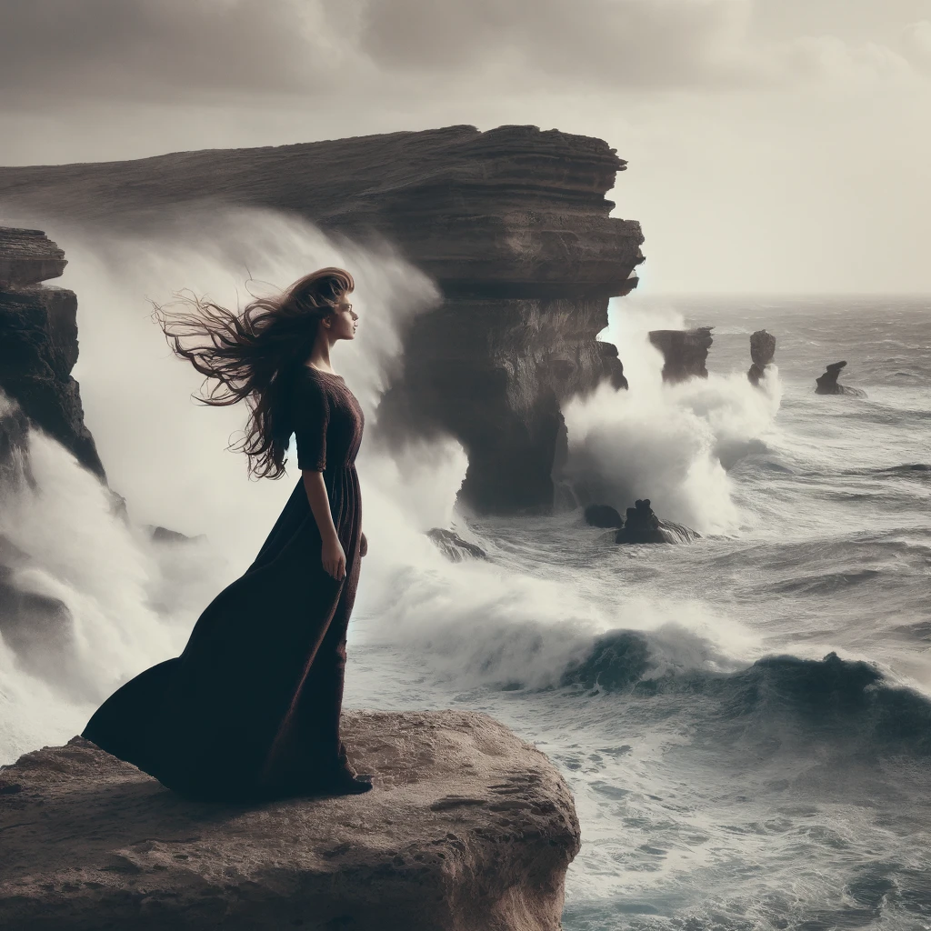 Mehr über den Artikel erfahren Starker Wellengang formt Landschaften oder Turmspringen bei Wellengang. Mit Kraft und Überwindung zur Veränderung #GedankenZumLeben