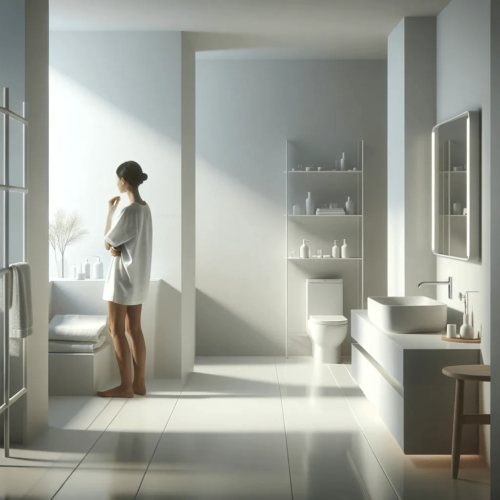 Mehr über den Artikel erfahren Minimalismus im Badezimmer. Nachhaltigkeit und Umweltschonend inkl. 12 Tipps. Minimalismus Mehr Geld Mehr Zeit Mehr Platz Mehr Leben: Minimalistisch leben, maximal profitieren, maximal genießen, weniger Ballast