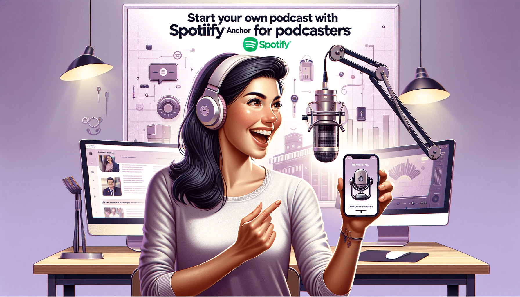 Dein eigener Podcast Starte! JETZT mit Spotify (Anchor) für Podcasters. Wie werde ich im Internet sichtbar?!: Starte mit Social Media für Erfolg durch deinen Online Auftritt und mehr Sichtbarkeit