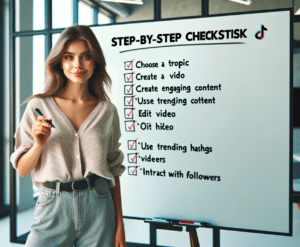 Step-by-Step Checkliste für TikTok. Wie werde ich im Internet sichtbar?!: Starte mit Social Media für Erfolg durch deinen Online Auftritt und mehr Sichtbarkeit
