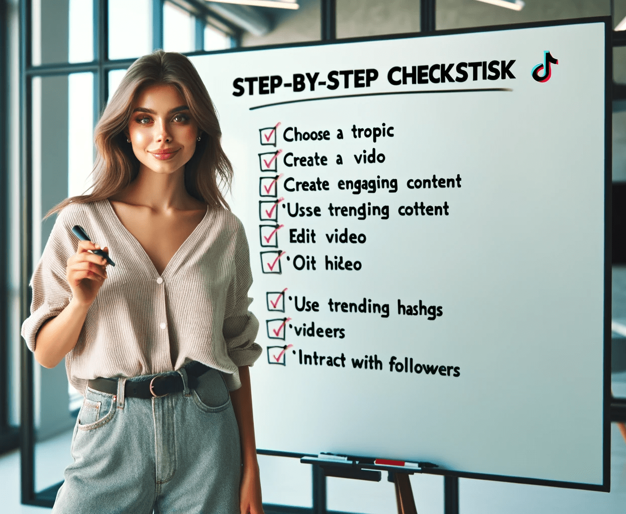 StepByStep Checkliste für TikTok. Wie werde ich im Internet sichtbar?!: Starte mit Social Media für Erfolg durch deinen Online Auftritt und mehr Sichtbarkeit