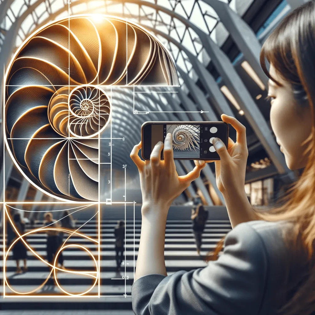Mehr über den Artikel erfahren Fotografieren von Formen und Linien. Fibonacci Spirale und goldener Schnitt. Fototipp Fotografieren und Filmen mit dem Smartphone: Bessere Fotos und Videos mit dem Handy für Freizeit, Hobby und Business