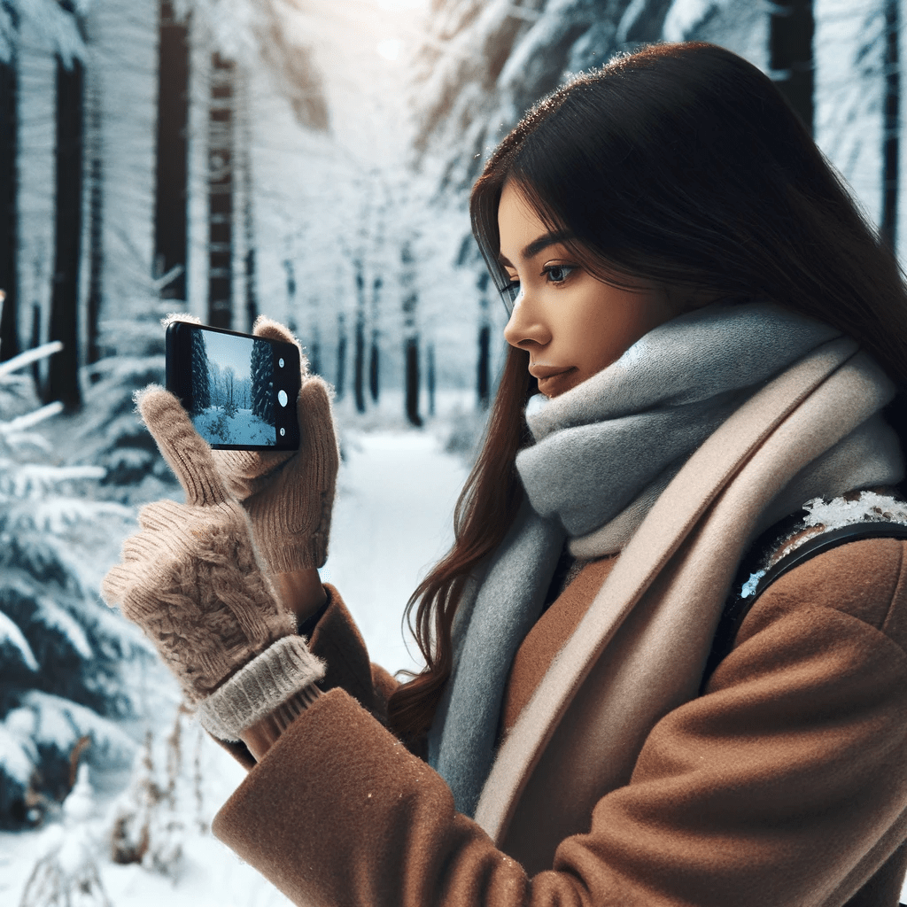 Fotografieren und Filmen bei Schnee im Wald mit dem Smartphone Fotografieren und Filmen mit dem Smartphone: Bessere Fotos und Videos mit dem Handy für Freizeit, Hobby und Business